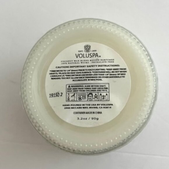 Voluspa Mokara Mini Coconut Wax Bougie Perfumee Candle - Picture 4 of 5
